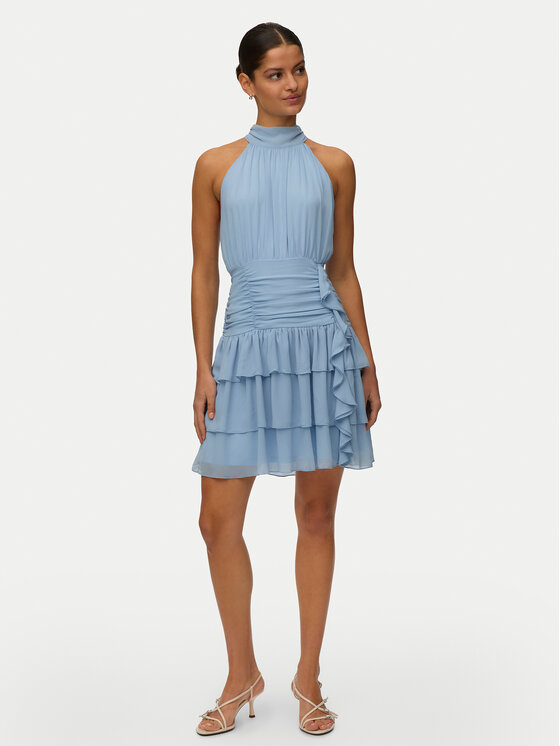 Vero Moda Vero Moda Koktel haljina Serena 10348178 Svijetlo plava Regular Fit