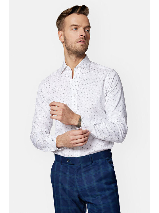Lancerto Lancerto Koszula Marla KO073123000012 Biały Slim Fit