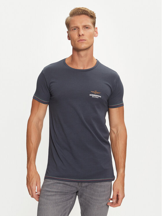 Aeronautica Militare T-shirt AM1UTI003 Tamnoplava Regular Fit