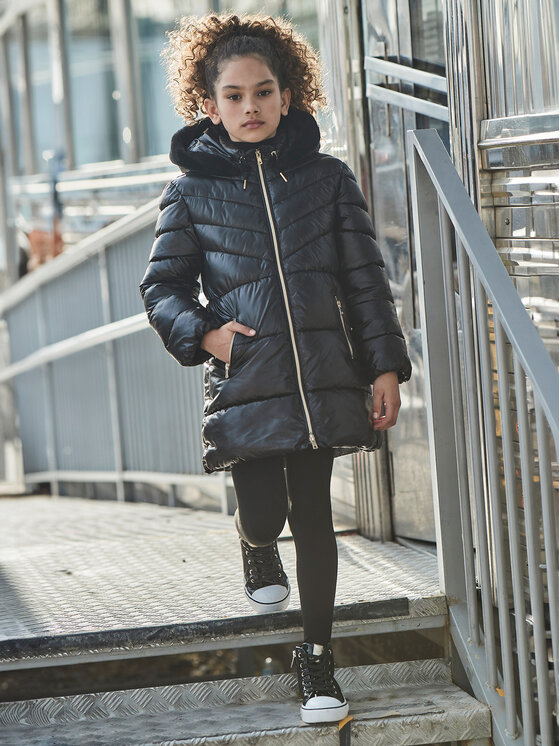 Mayoral Mayoral Зимно яке 7478 Черен Regular Fit
