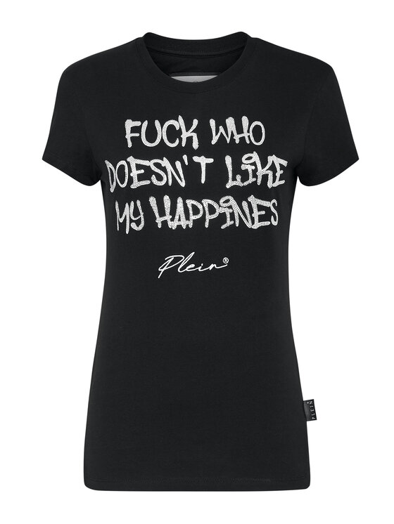 PHILIPP PLEIN PHILIPP PLEIN T-Shirt 8299 Czarny Regular Fit