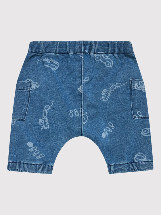 United Colors Of Benetton United Colors Of Benetton Kratke traperice 48AEAF004 Tamnoplava Regular Fit