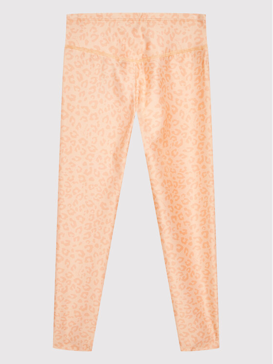 Guess Guess Legginsy J2YB00 MC01P Pomarańczowy Slim Fit