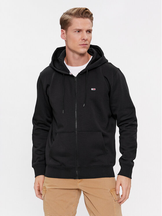 Tommy Jeans Mikina DM0DM09592 Čierna Regular Fit