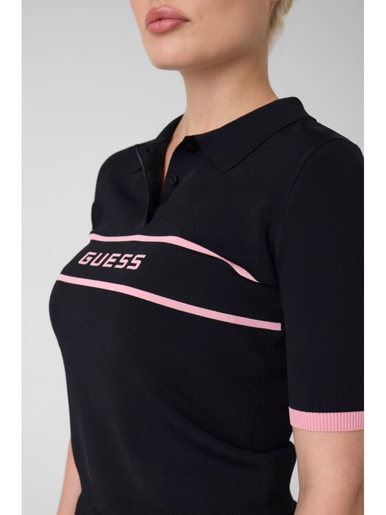 Guess Guess T-Shirt 183574 Černá Classic Fit