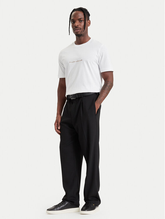 HUGO HUGO T-shirt Datri  50568118 Bianco Regular Fit