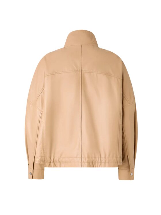 PINKO PINKO Kurtka outdoor BAILEE BLOUSON NAPPA LEGGERA Beżowy Comfortable Fit