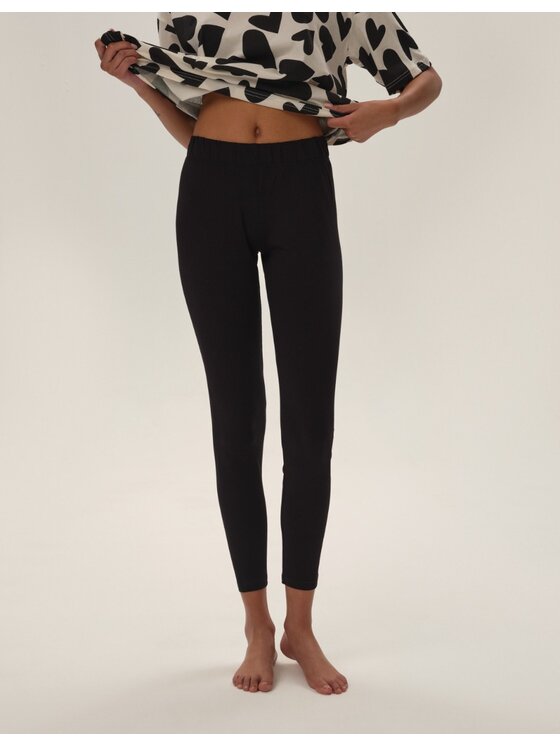 Esotiq Esotiq Piżama 42117 Czarny Regular Fit