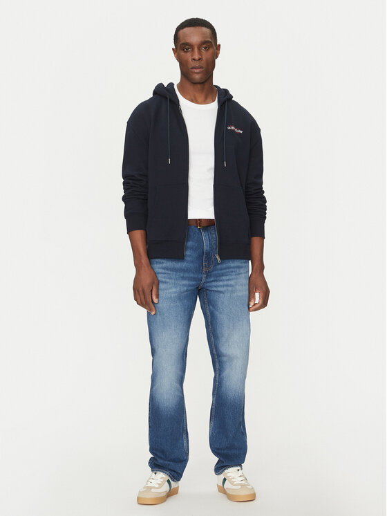 Guess Jeans Guess Jeans Majica dugih rukava M5RQ45 KCPR1 Tamnoplava Regular Fit