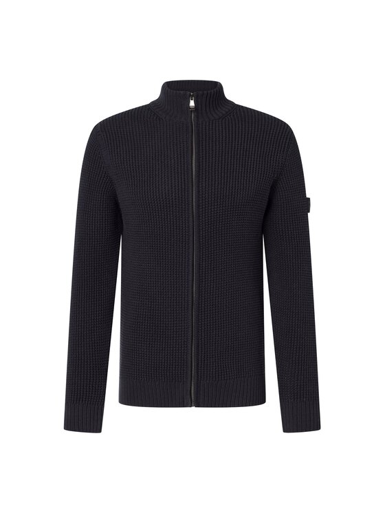 JOOP! Jeans JOOP! Jeans Strickjacke 31152 Schwarz Casual Fit