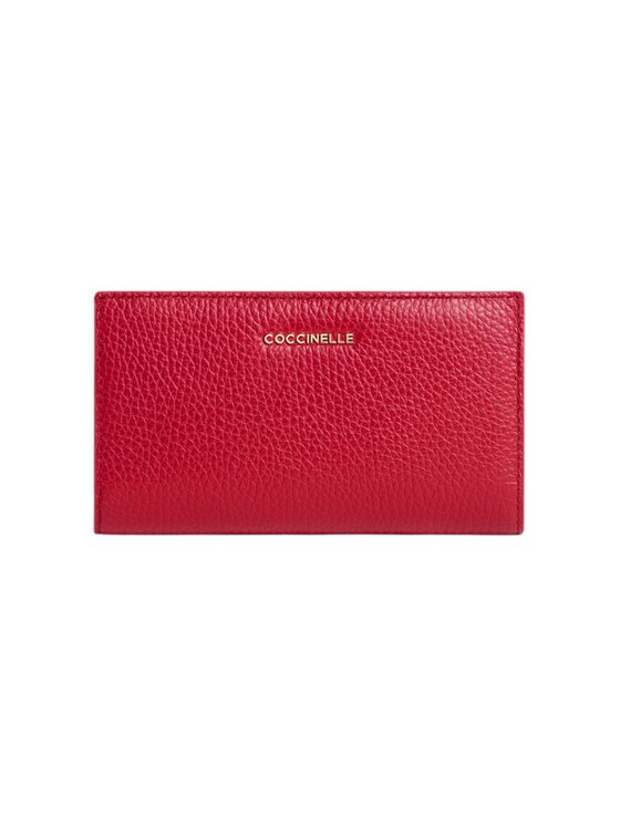 Coccinelle Coccinelle Portafoglio Metallic Large Rosso
