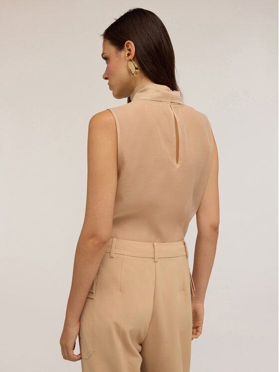 Motivi Motivi Top D764Q000493N002 Crema Regular Fit
