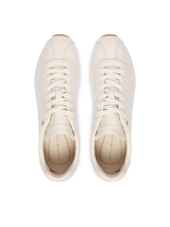 Tommy Hilfiger Tommy Hilfiger Сникърси Bella Sneaker Leather FW0FW09495 Кремав