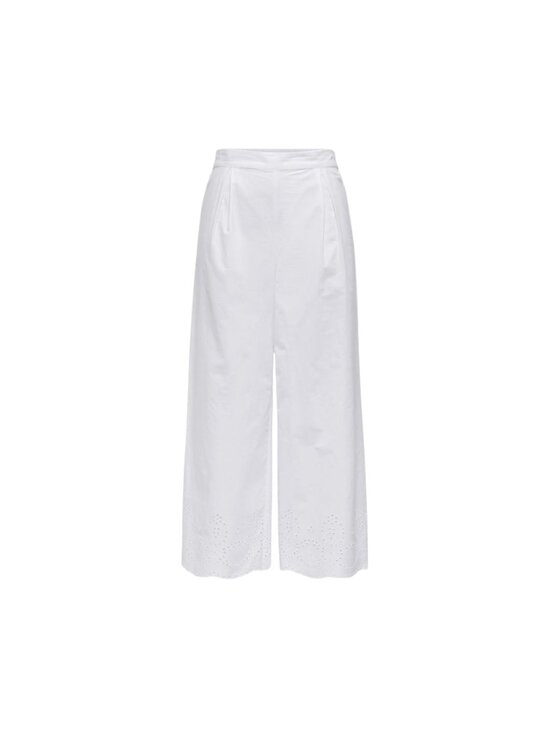 ONLY Pantaloni da donna Pantalone onlroxane hw long culotte Bianco Regular Fit, taglia : M