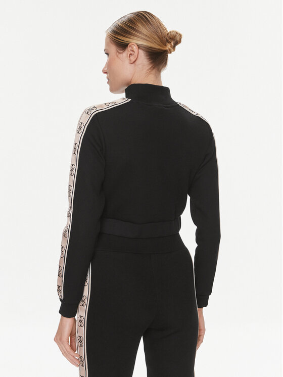 Guess Guess Mikina V3RQ12 KB3P2 Čierna Regular Fit