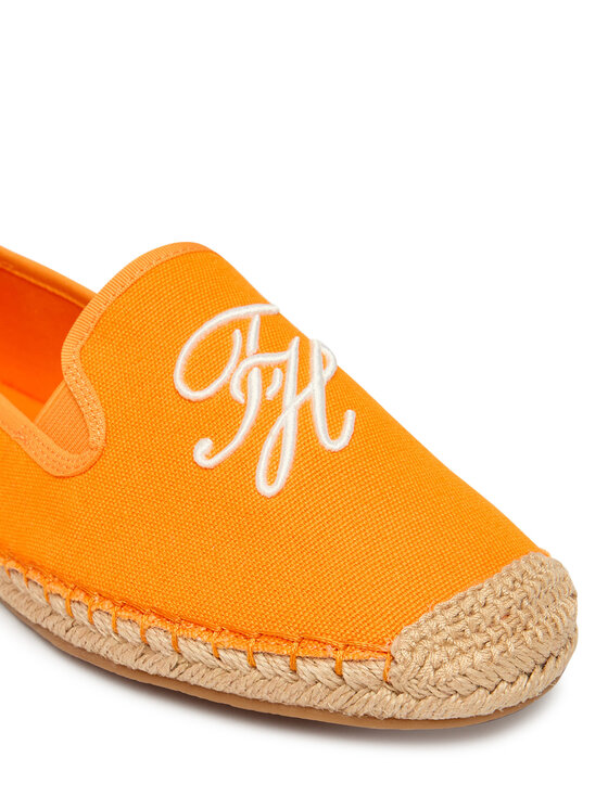 Tommy Hilfiger Tommy Hilfiger Еспадрили Th Script Summer Espadrille FW0FW09240 Оранжев