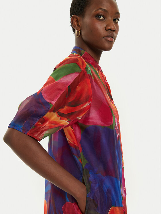Ted Baker Ted Baker Rochie tip cămașă Miru 275588 Colorat Loose Fit