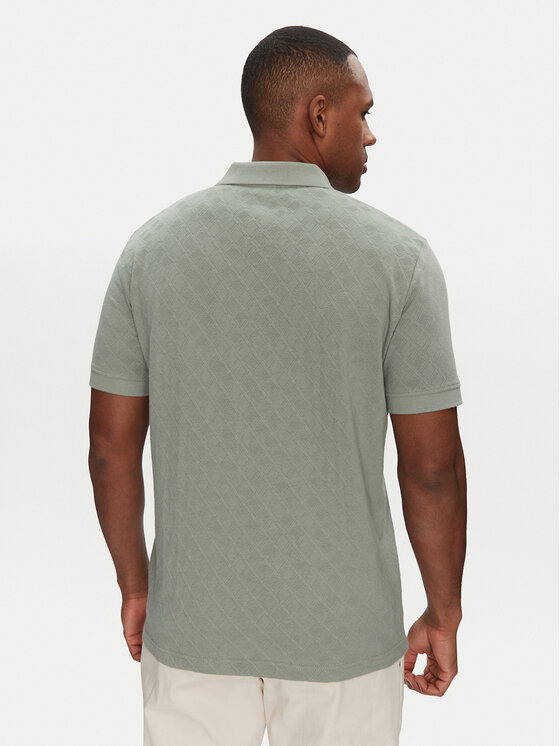 Selected Homme Selected Homme Tricou polo Paul 16096767 Verde Regular Fit
