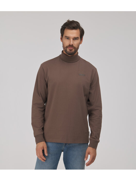 Lee Cooper Lee Cooper T-Shirt MURTHY Brązowy Relaxed Fit