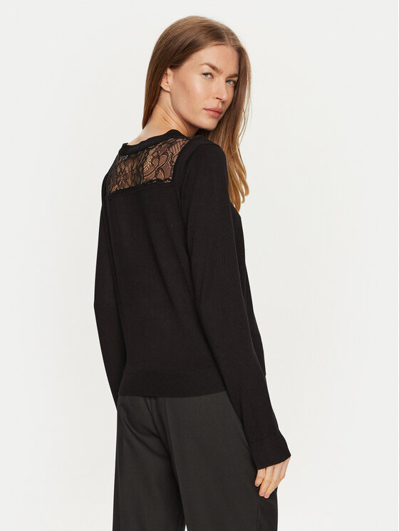 Artigli Artigli Kardigan ACMA000068 Czarny Regular Fit