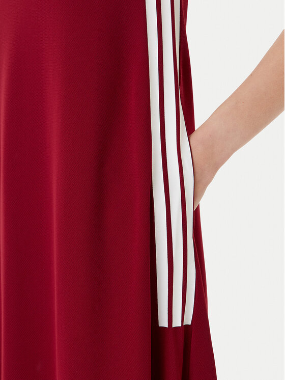 adidas adidas Hétköznapi ruha Tiro Cut 3-Stripes Soft Mesh JX5160 Piros Regular Fit