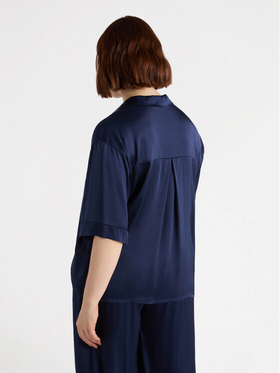Fiorella Rubino Fiorella Rubino Camicia 5053T001391N024 Blu Boxy Fit
