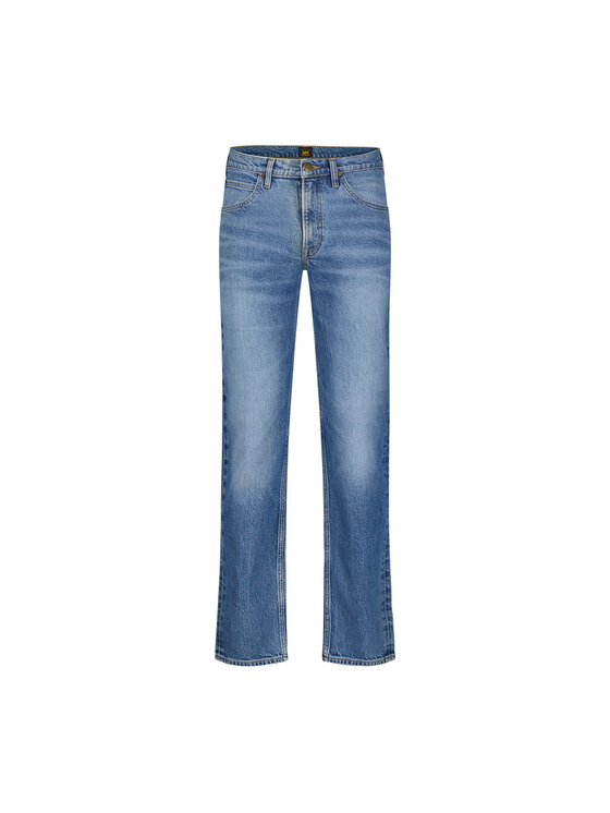 Lee Lee Jeansy BROOKLYN STRAIGHT Niebieski Regular Fit