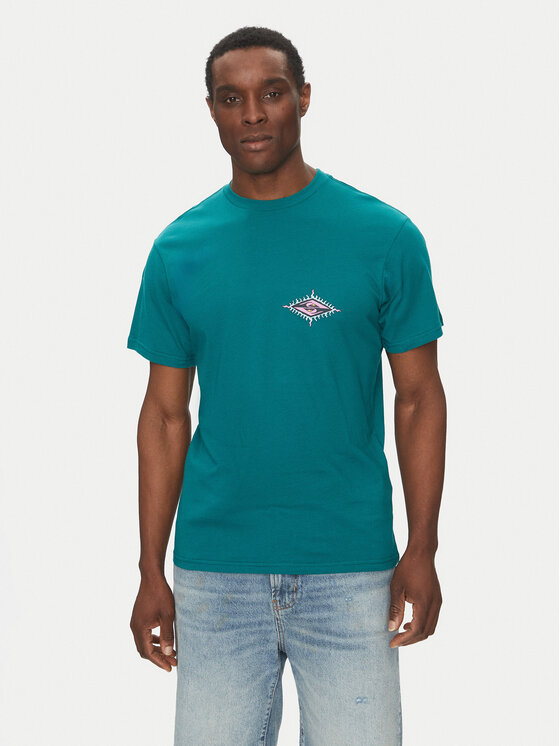 Quiksilver Quiksilver Majica EQYZT08046 Zelena Regular Fit