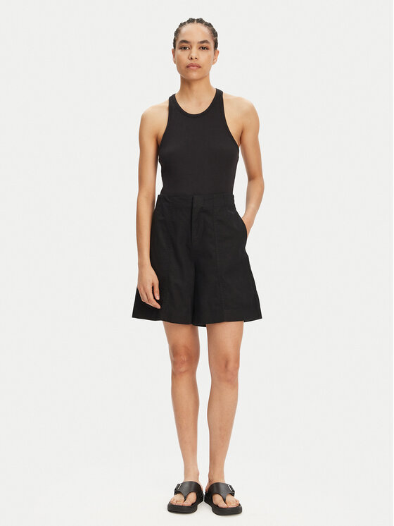 Calvin Klein Jeans Calvin Klein Jeans Bermudų šortai J20J225219 Juoda Relaxed Fit