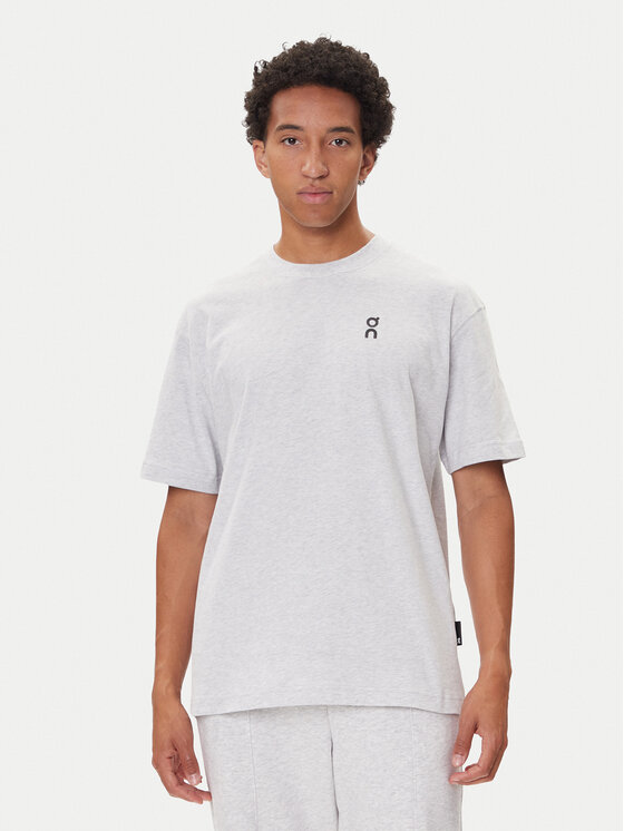 On On T-shirt Club-T 1ME1005 Siva Relaxed Fit