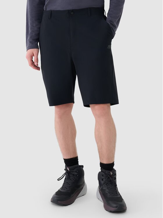 4F 4F Šortky 4FWSS25TFSHM0877-20S Černá Regular Fit