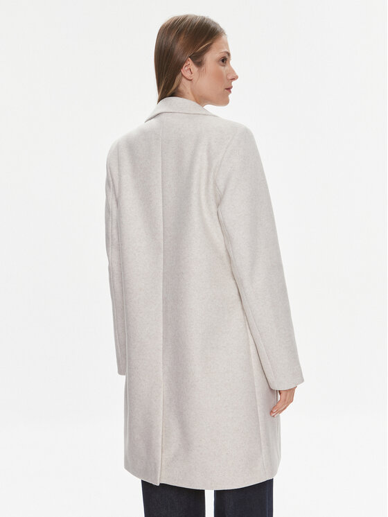 ONLY ONLY Kevad-sügis mantel Nancy 15292832 Valge Regular Fit