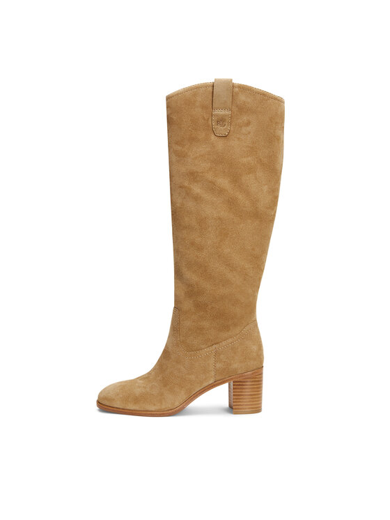 LAUREN RALPH LAUREN Lauren Ralph Lauren Kozaki 802942520001 Brązowy