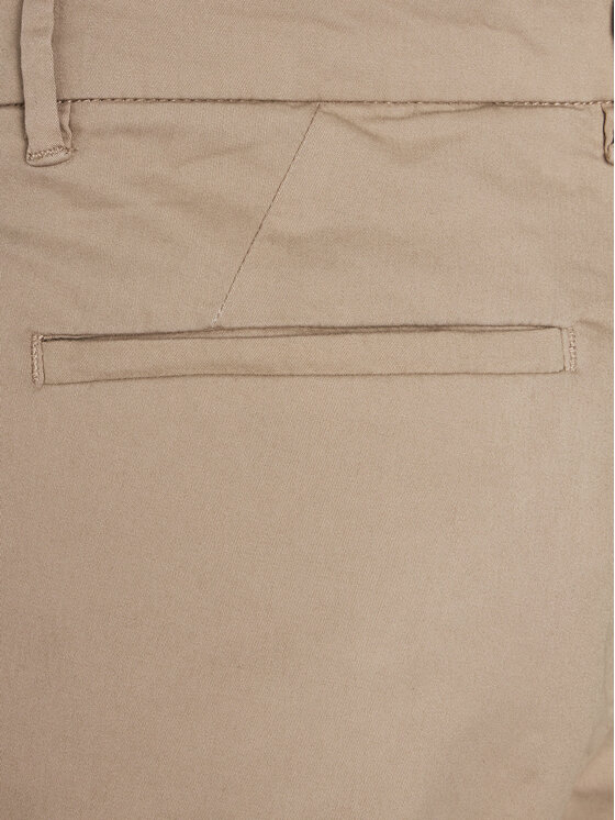 Lindbergh Lindbergh Medžiaginės kelnės 30-003108 Smėlio Wide Fit