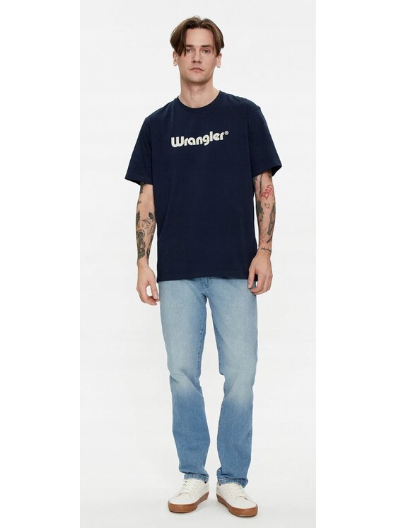 Wrangler Wrangler Jeansy Greensboro Niebieski Regular Fit