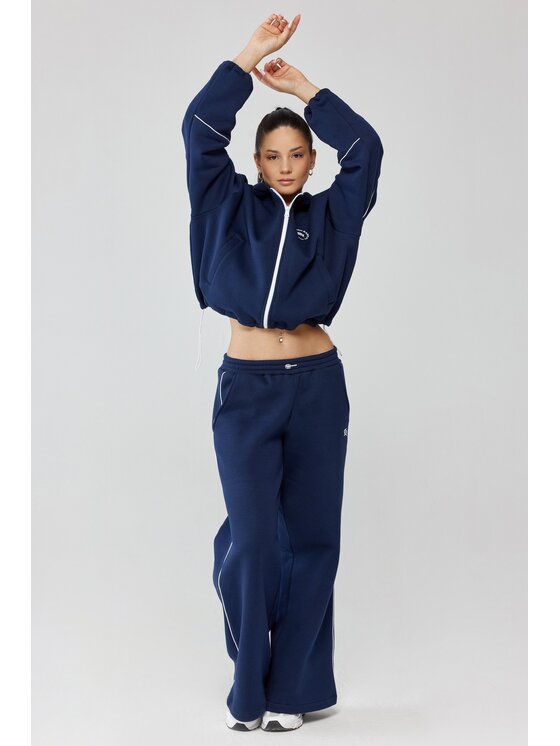 ROUGH RADICAL ROUGH RADICAL Bluza TRIP HOODIE ZIP Granatowy Oversize
