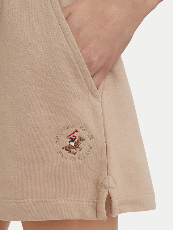 Beverly Hills Polo Club Beverly Hills Polo Club Sportiniai šortai P-SS26W-BF546557 Smėlio Regular Fit