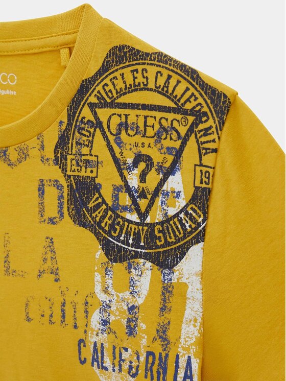 Guess Kids Guess Kids T-Shirt 183143 Žlutá Classic Fit