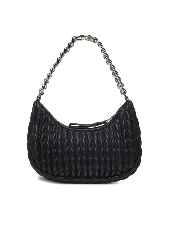 Tommy Jeans Tommy Jeans Ročna torba Tjw Iconic Shoulder Quilted AW0AW17302 Črna