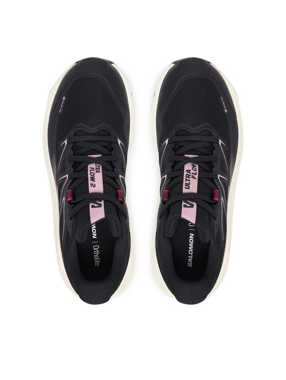 Salomon Salomon Pantofi pentru alergare Ultra Flow 2 Gtx W GORE-TEX L49299500 Negru