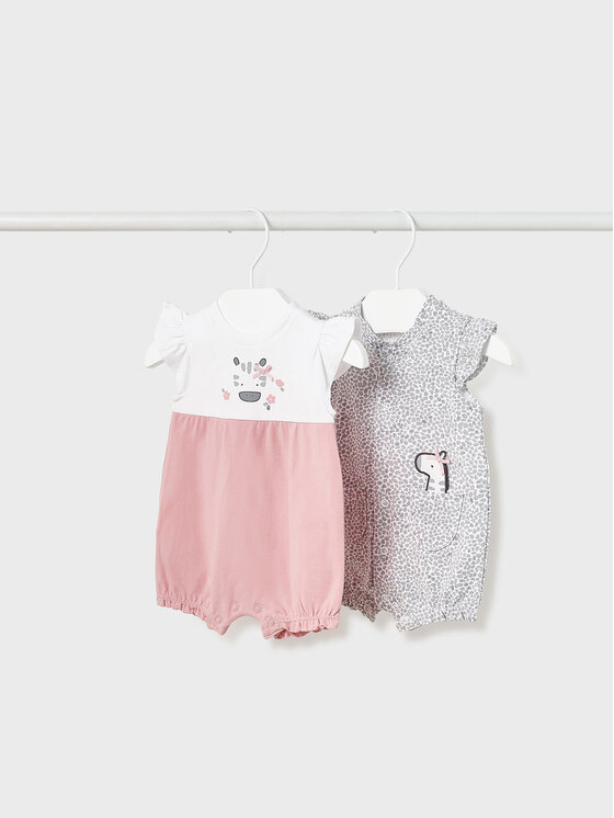 Set di 2 tutine romper 1742 Multicolore