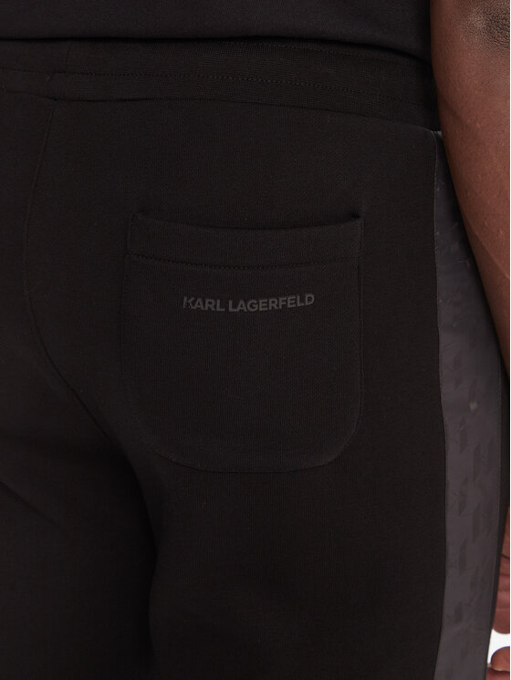 KARL LAGERFELD KARL LAGERFELD Teplákové nohavice 705036 554910 Čierna Slim Fit