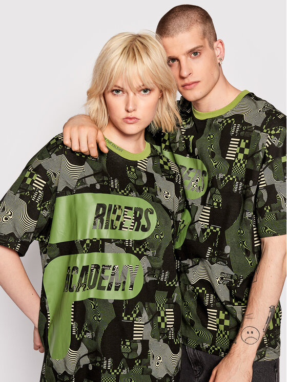 T-shirt Unisex FAU0096 Verde Oversize
