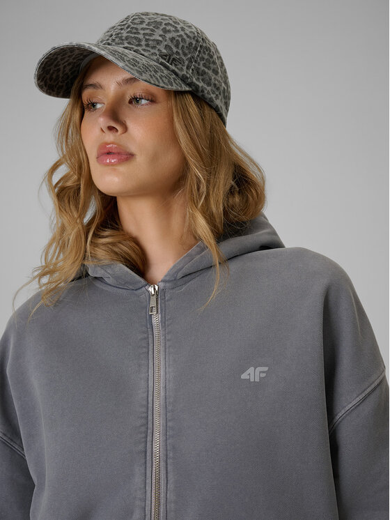 4F 4F Bluza FOB SUMMER Szary jasny Oversize