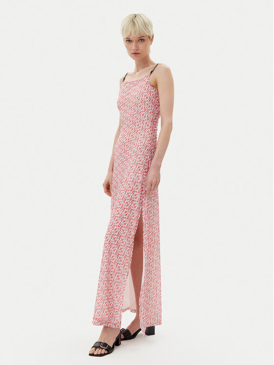 Karl Lagerfeld Jeans Karl Lagerfeld Jeans Sommerkleid A2W13029 Rosa Regular Fit