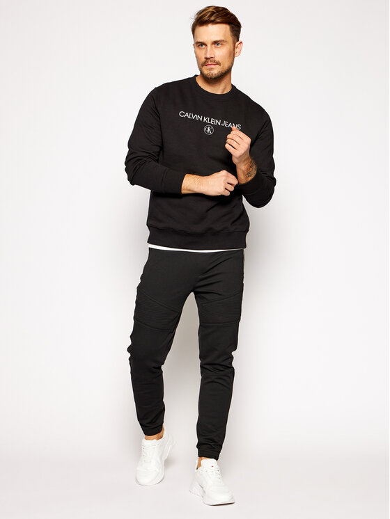 Calvin Klein Jeans Džemperis Archive Logo J30J316683 Juoda Regular Fit •  Modivo.lt