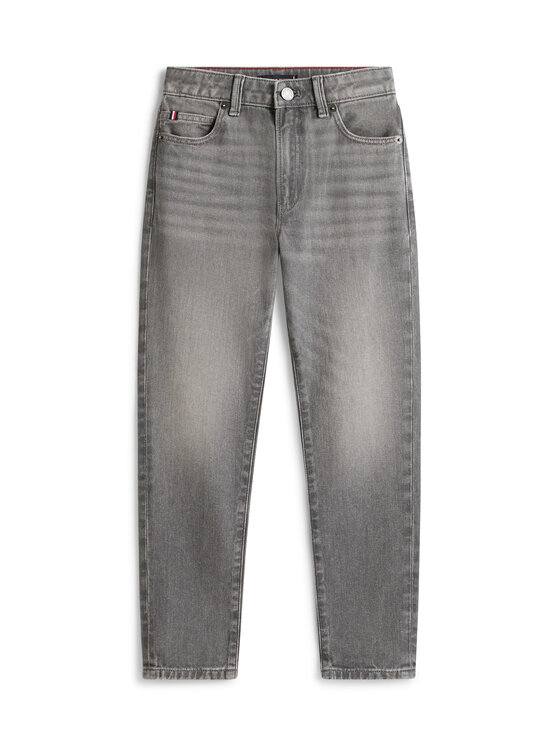 Tommy Hilfiger Tommy Hilfiger Džínsy KB0KB10038 D Sivá Straight Fit