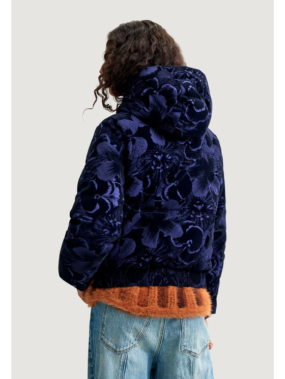 Desigual Desigual Kurtka puchowa PADDED_IBISCUS Niebieski Original Fit
