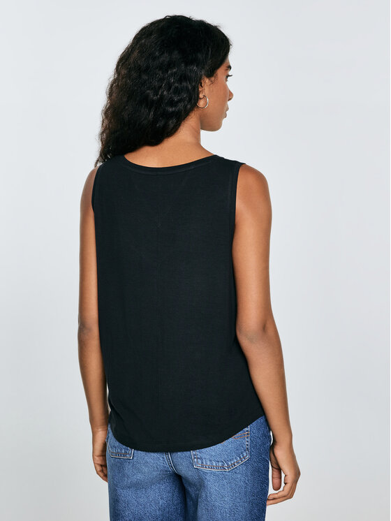 BIG STAR BIG STAR Top PISTIMA Czarny Basic Fit