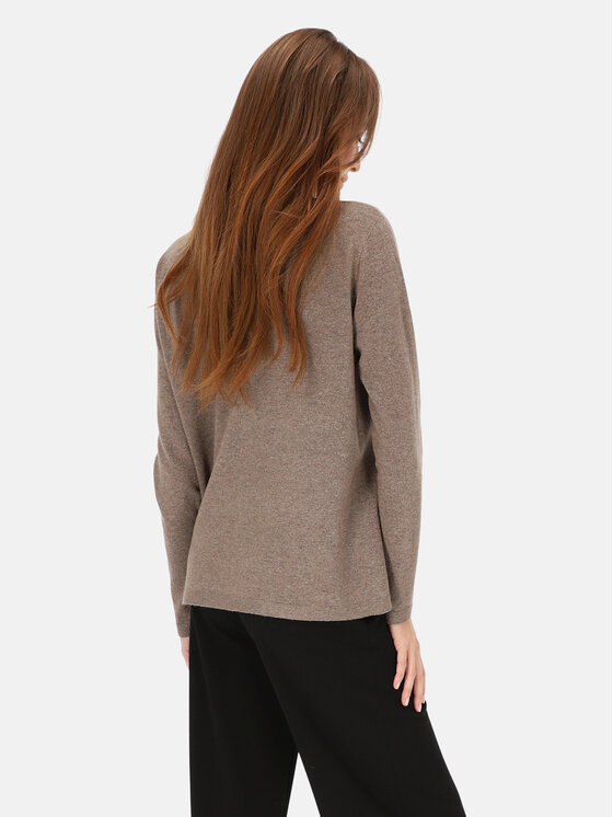 L’AF L’AF Sweter Nomi Brązowy Regular Fit